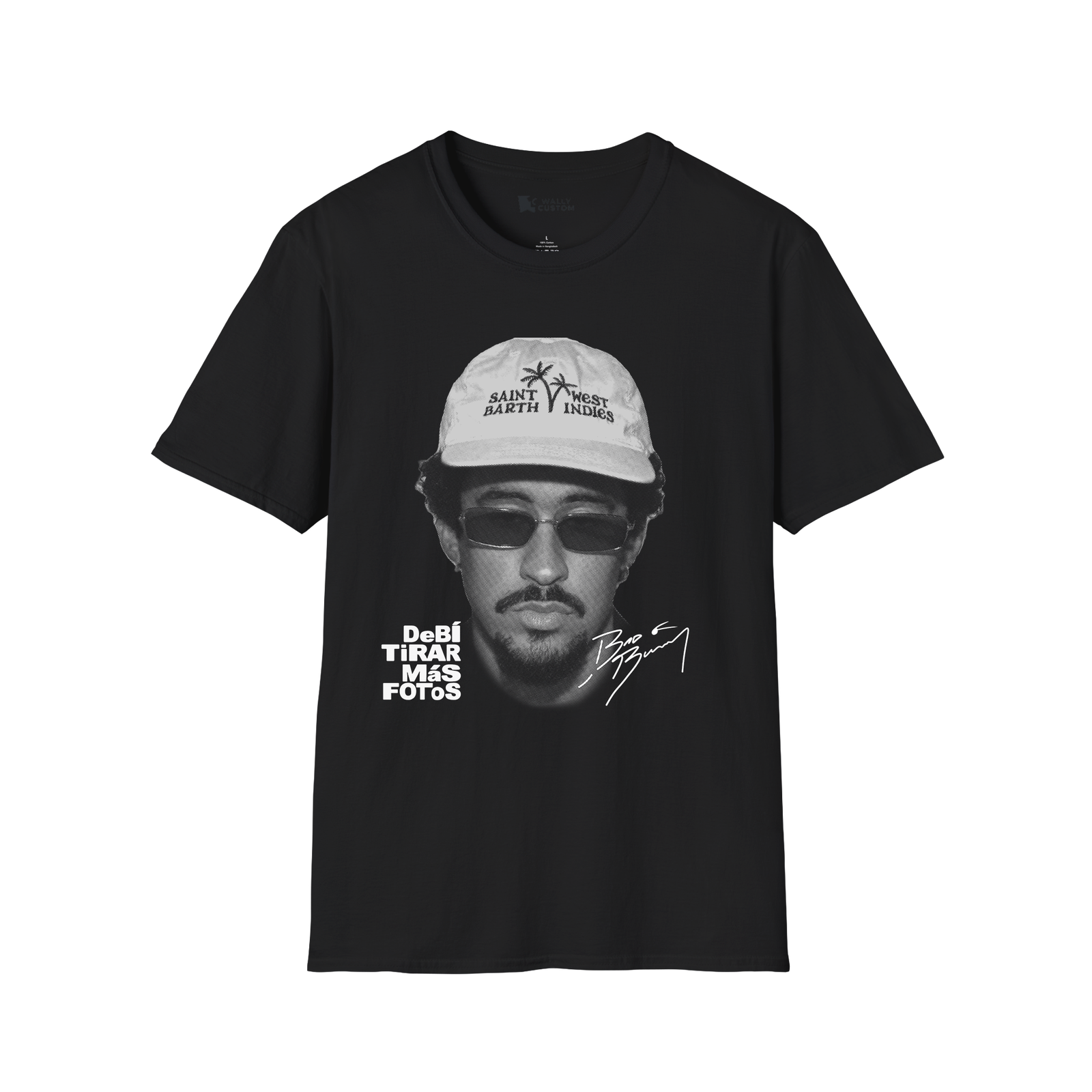Remera - Bad bunny DtMf Negra