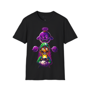 Remera - Luigi And King Boo Luigi's Mansion
