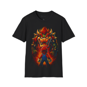 Remera - Mario And Bowser Super Mario