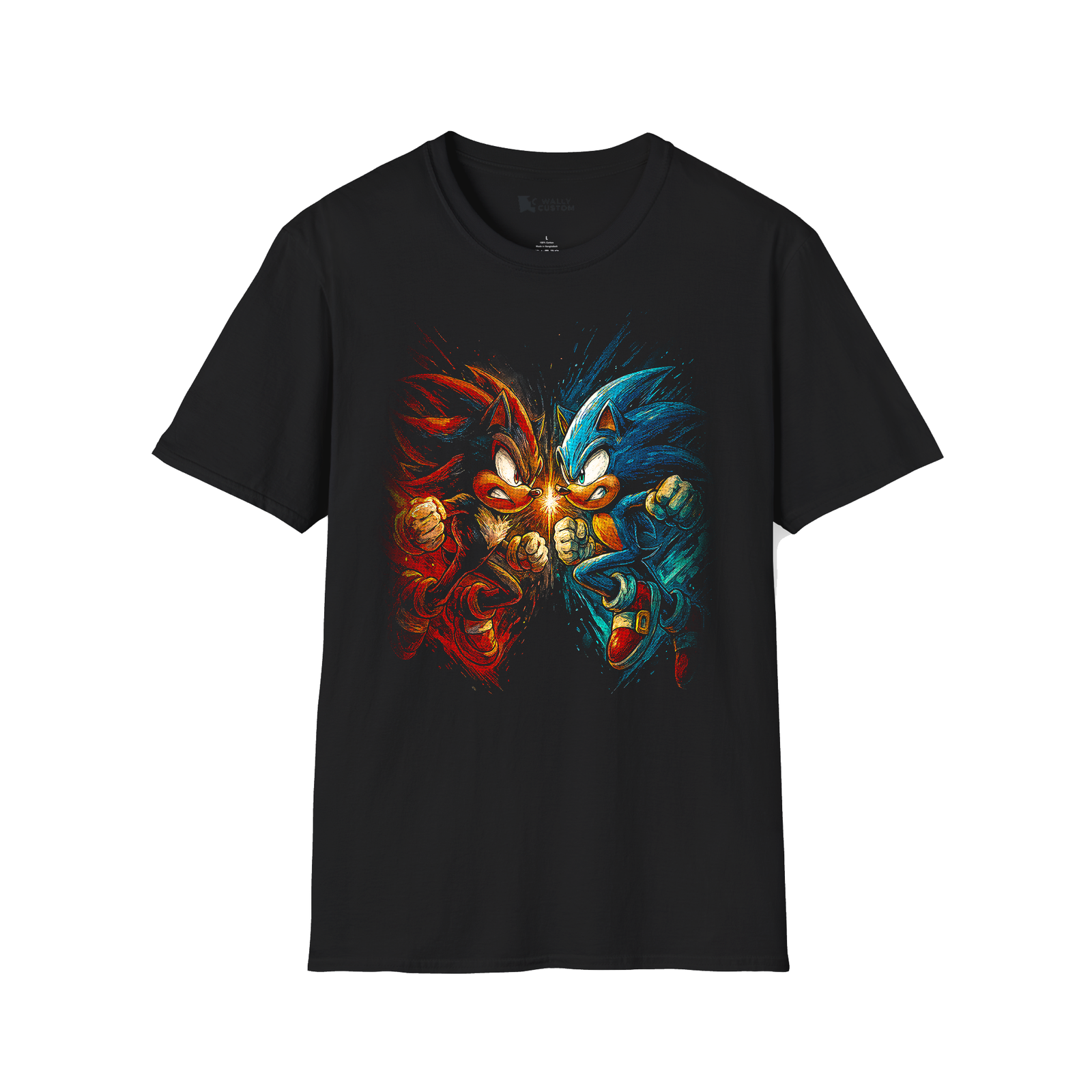 Remera - Sonic And Shadow Sonic The Hedgehog