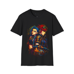 Remera - Vi And Jinx League Of Legends