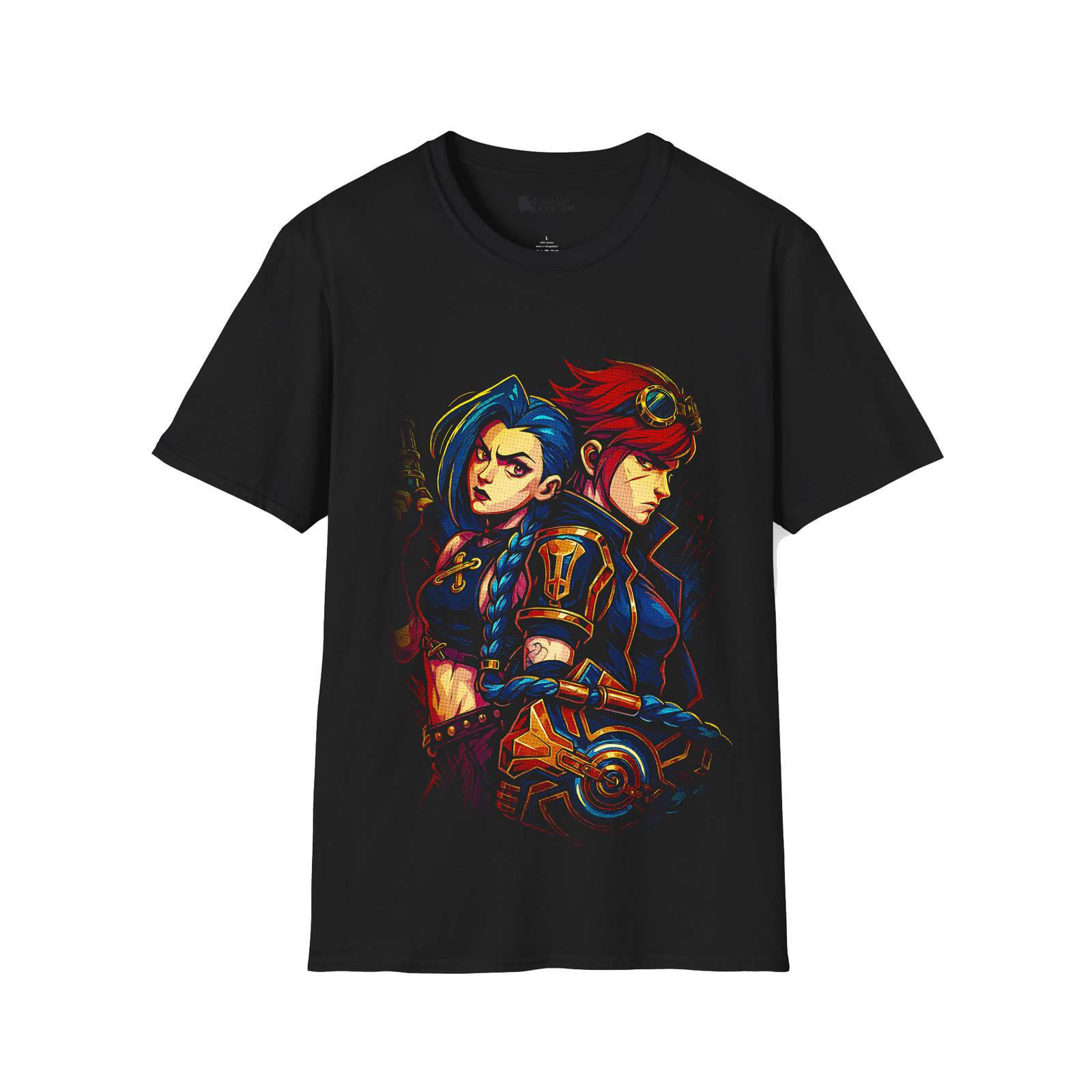 Remera - Vi And Jinx League Of Legends