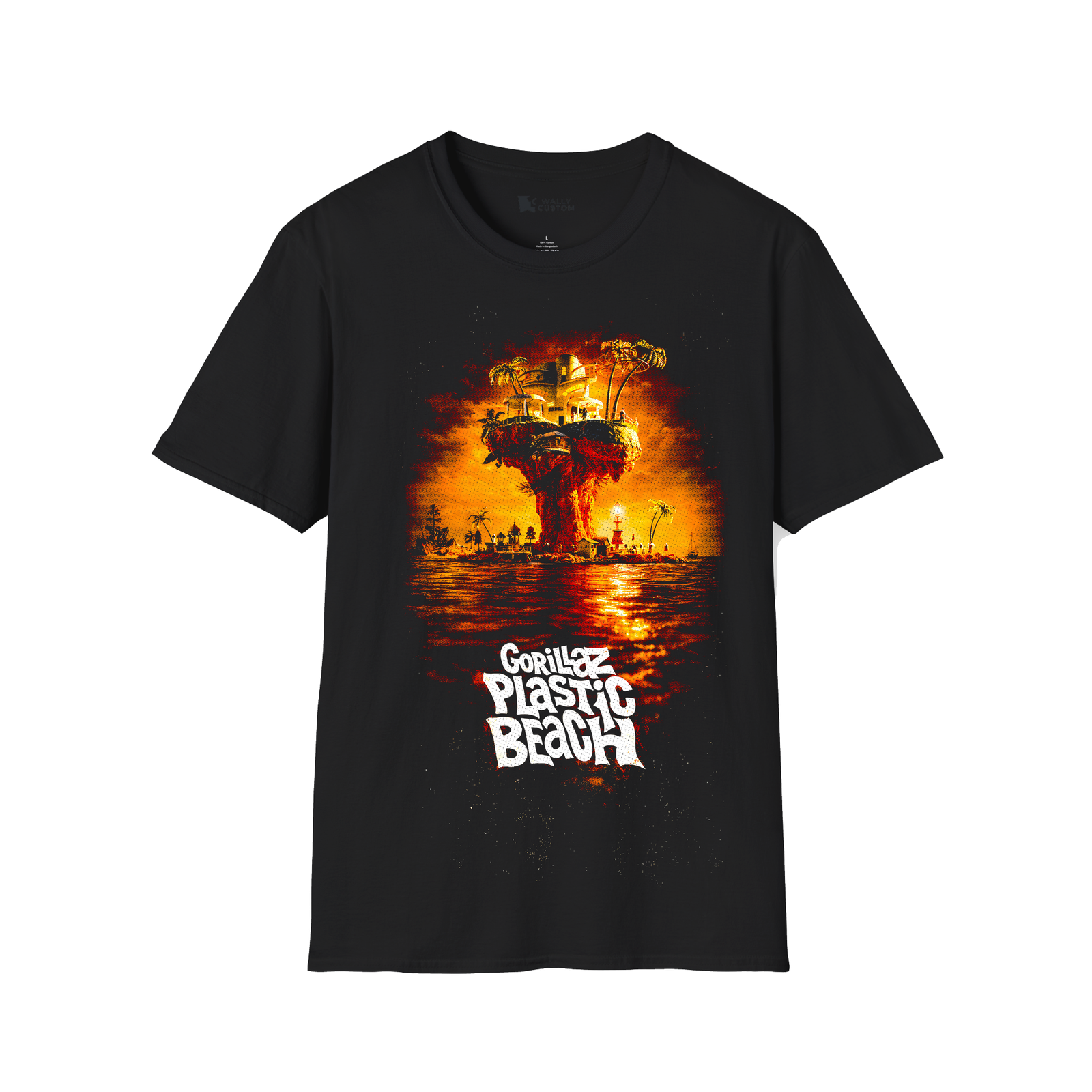 Remera - Gorillaz Plastic Beach